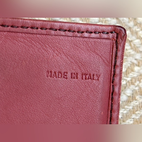 Authentic Fendi Zucchino Canvas Pink Leather Bifold Wallet - Picture 9 of 11